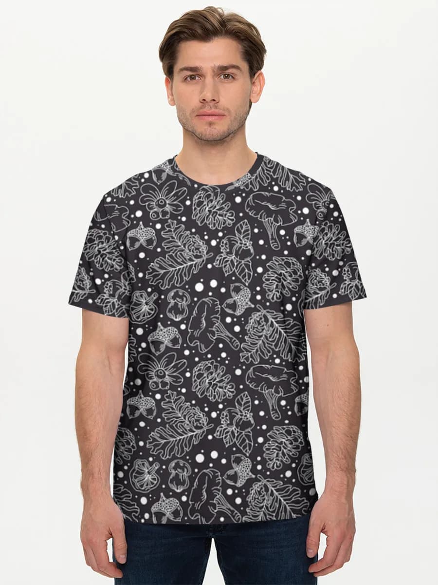 Men's basic cotton T-shirt