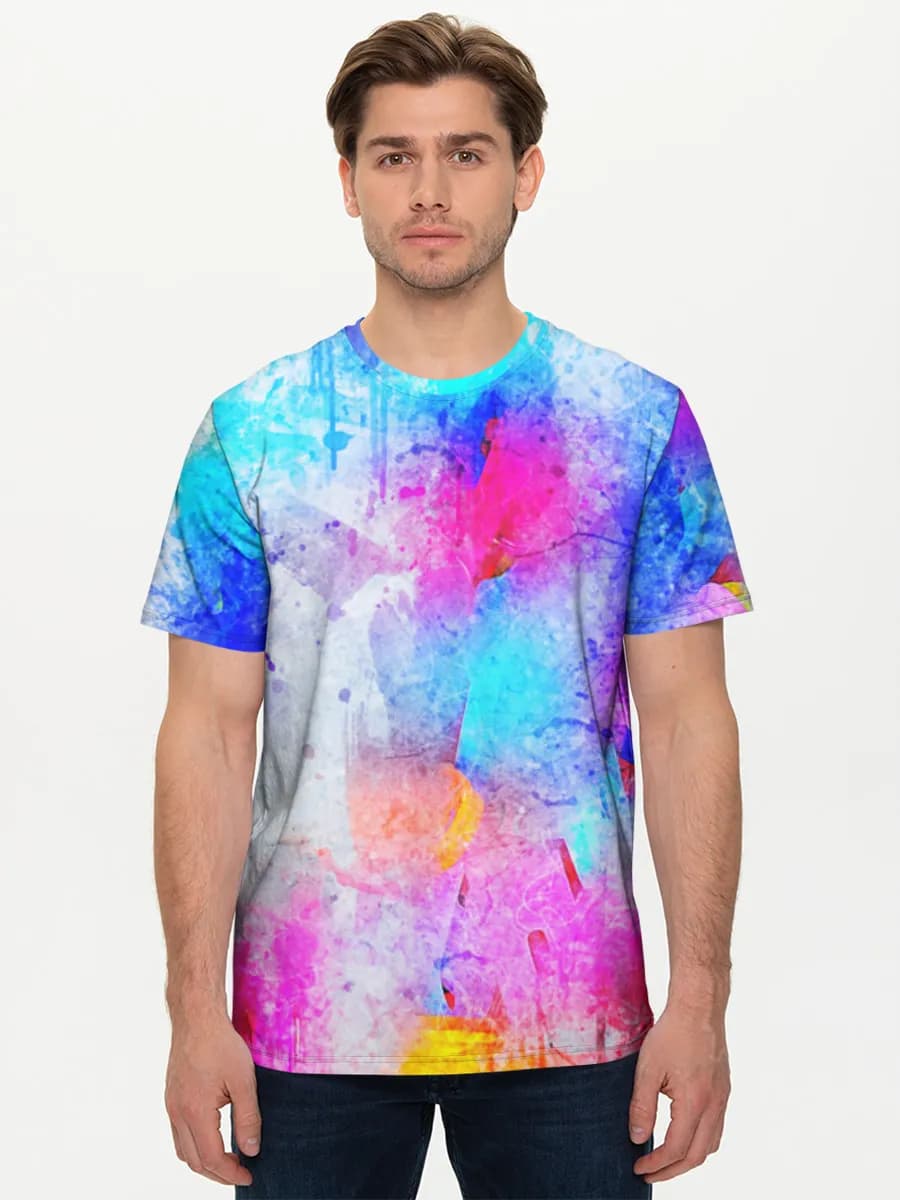 Men's basic cotton T-shirt