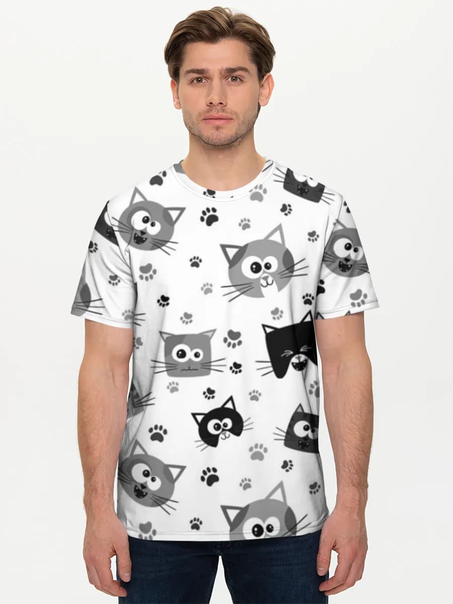 Men's basic cotton T-shirt