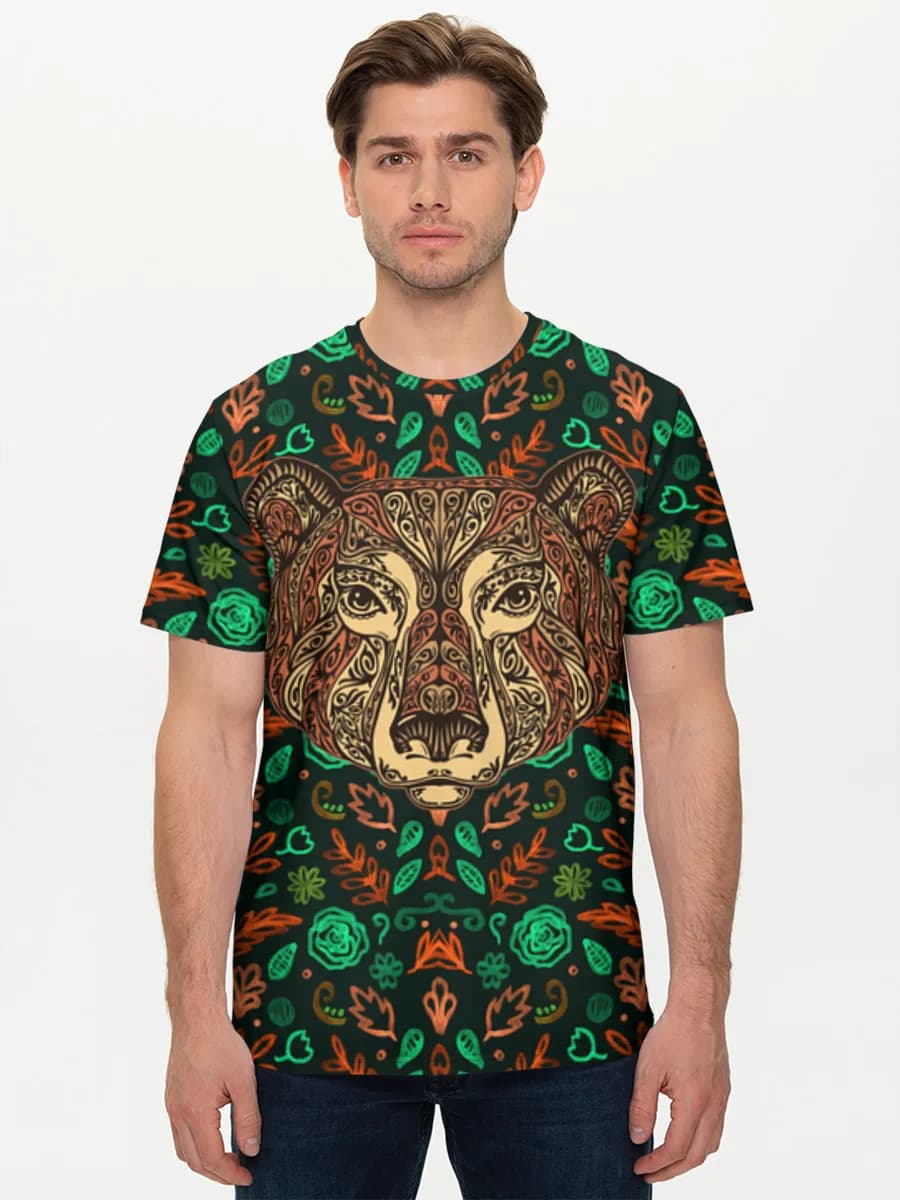 Men's basic cotton T-shirt