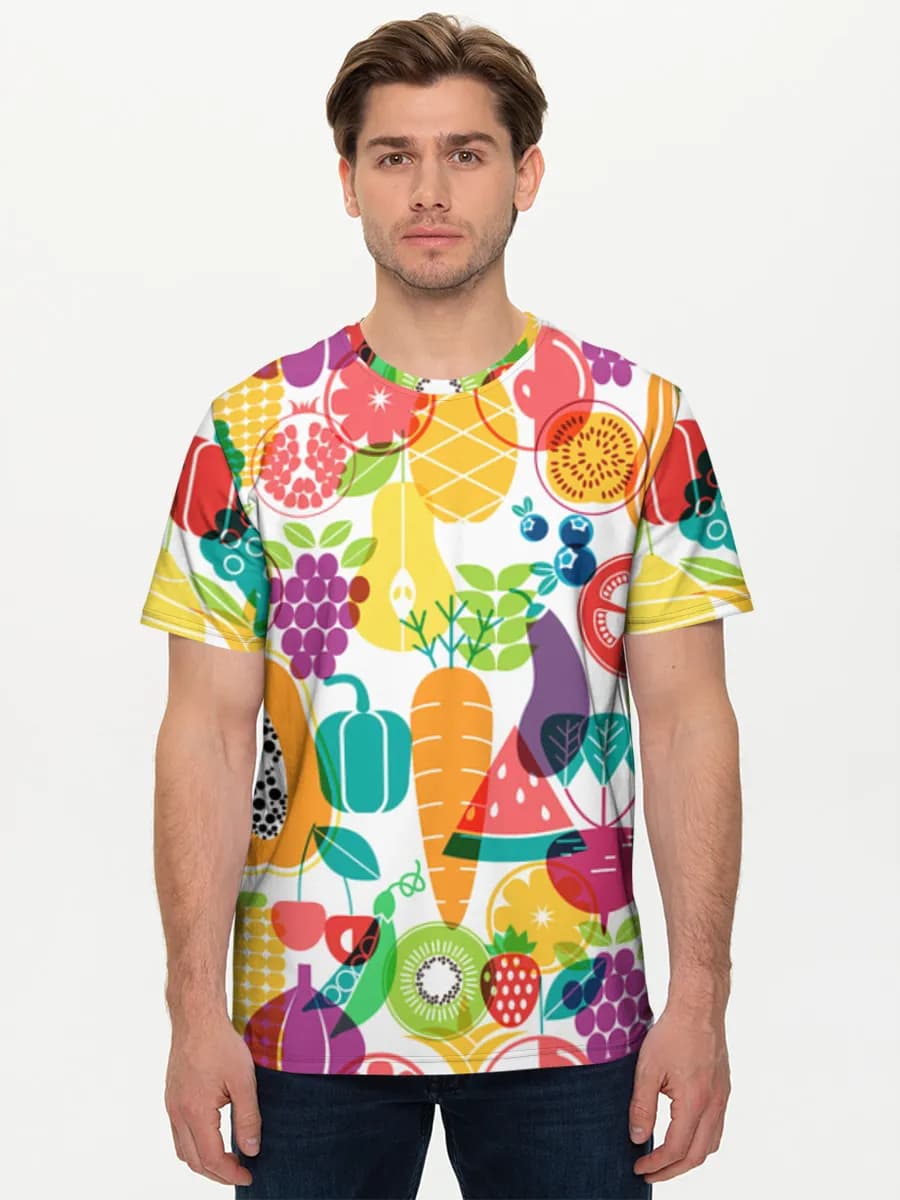 Men's basic cotton T-shirt