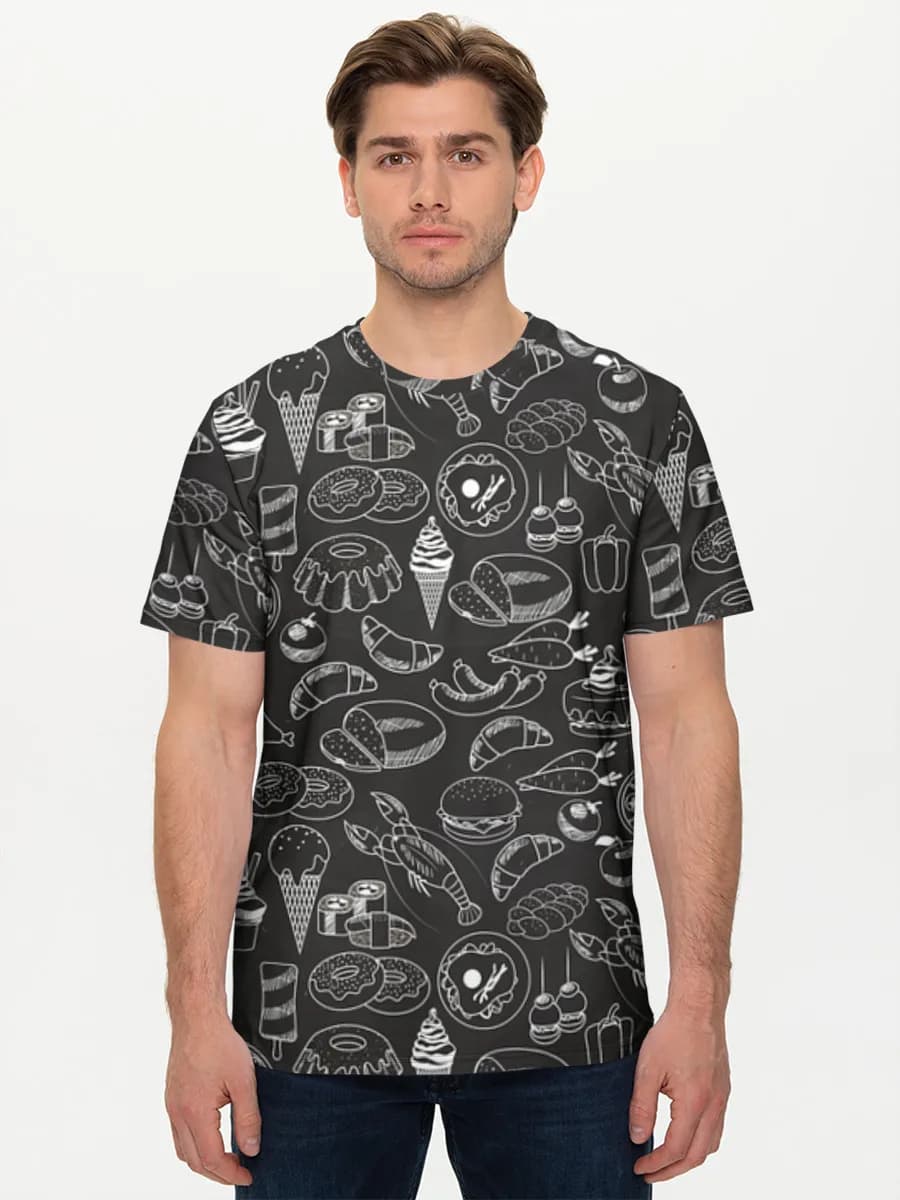 Men's basic cotton T-shirt