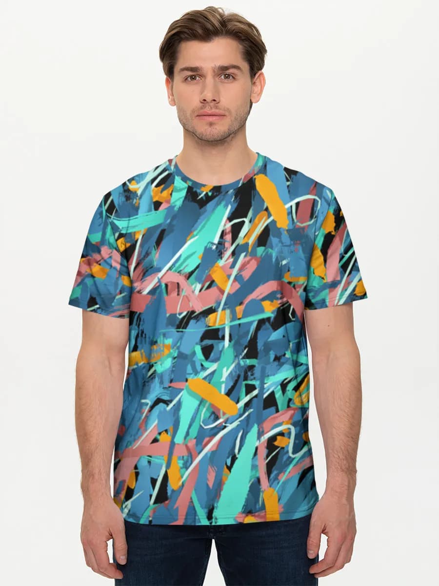 Men's basic cotton T-shirt