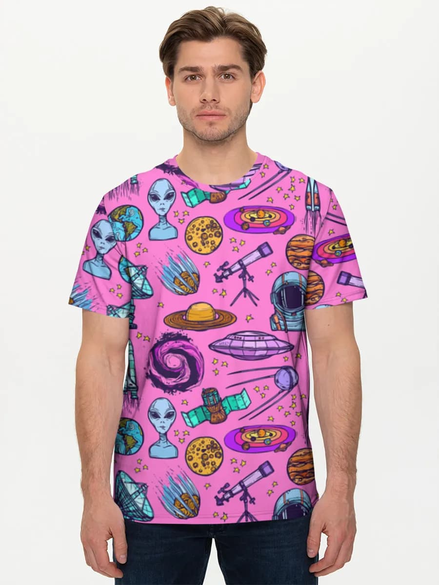 Men's basic cotton T-shirt