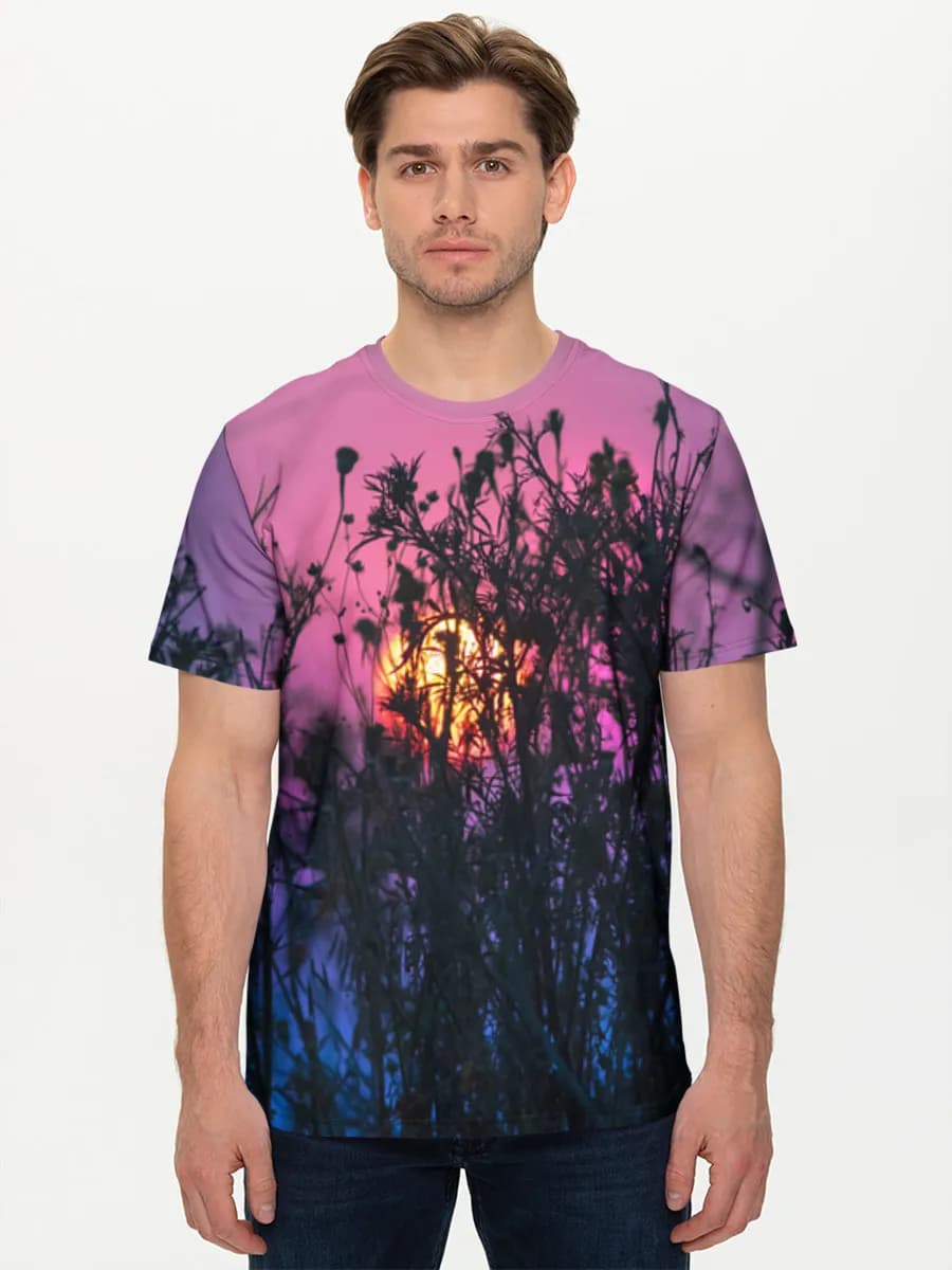 Men's basic cotton T-shirt