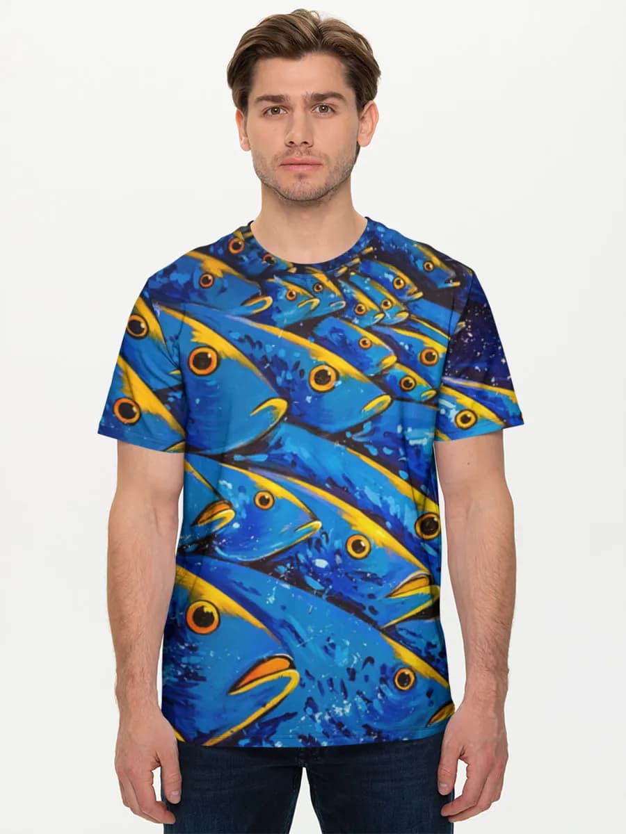 Men's basic cotton T-shirt