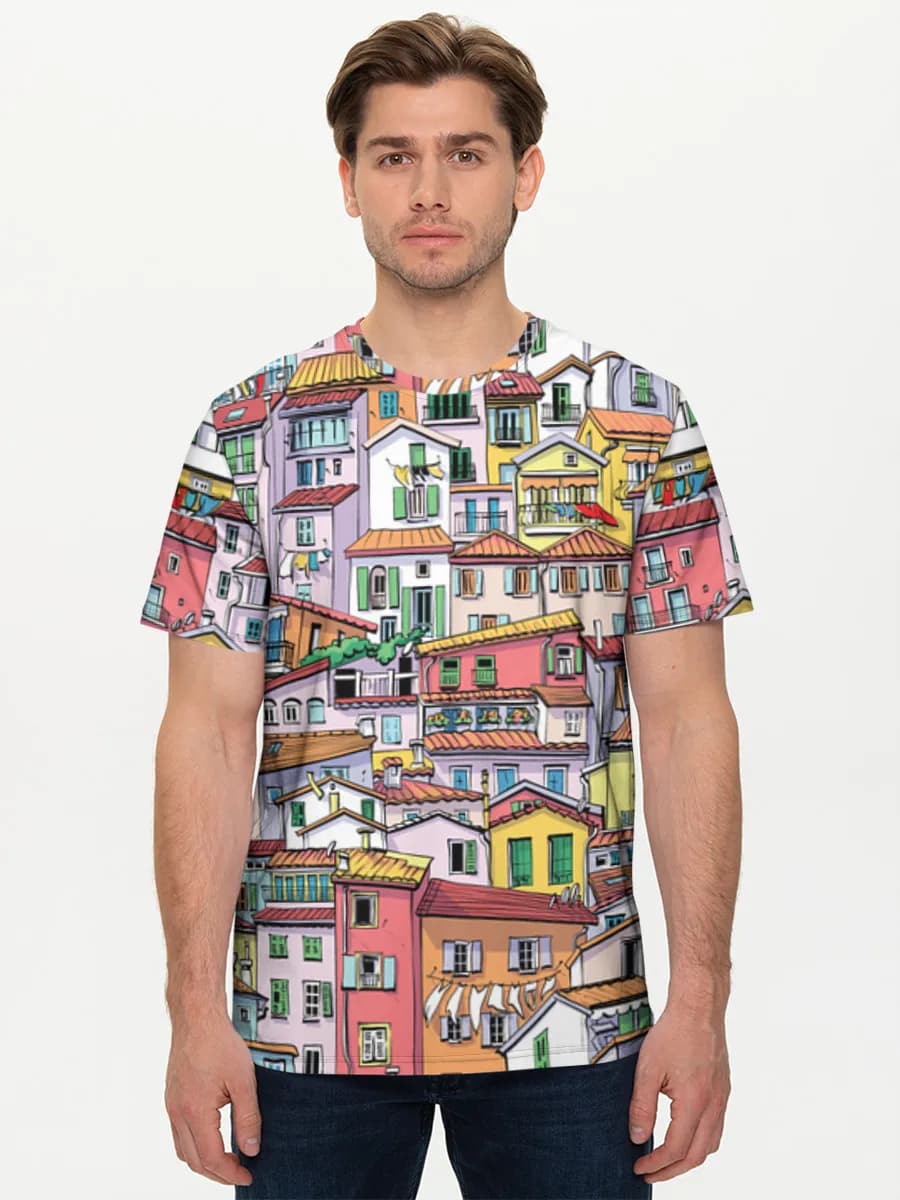 Men's basic cotton T-shirt