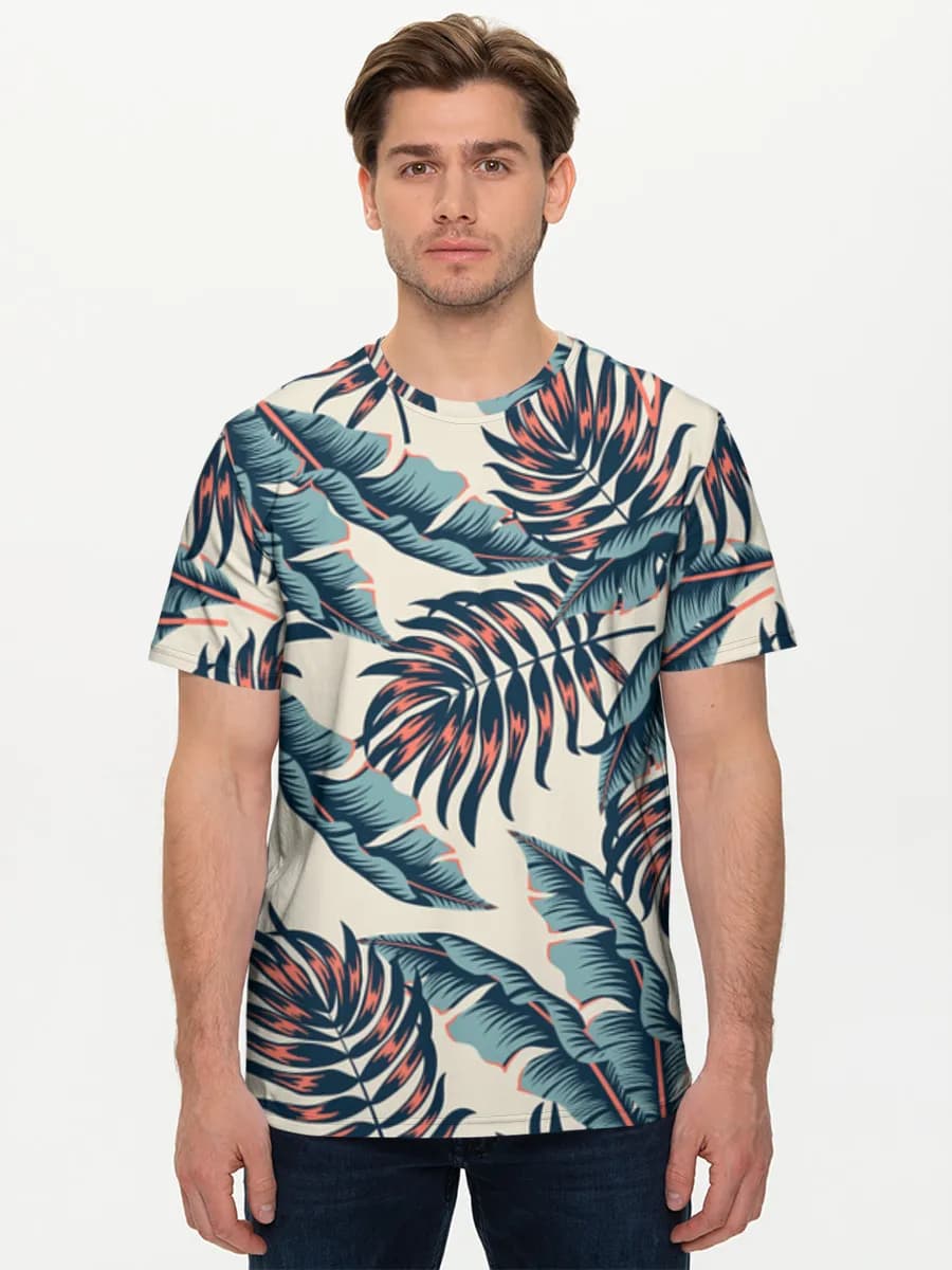 Men's basic cotton T-shirt