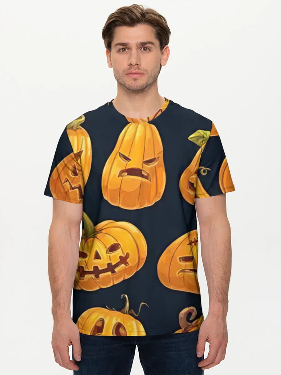 Men's basic cotton T-shirt