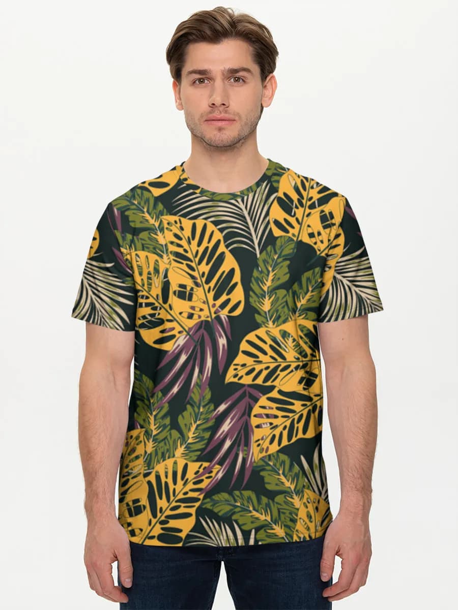 Men's basic cotton T-shirt