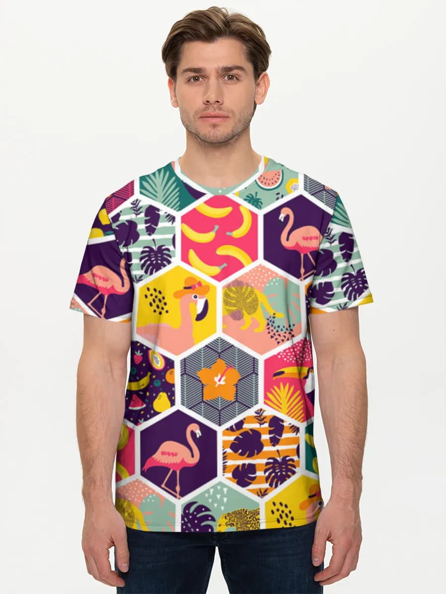 Men's basic cotton T-shirt