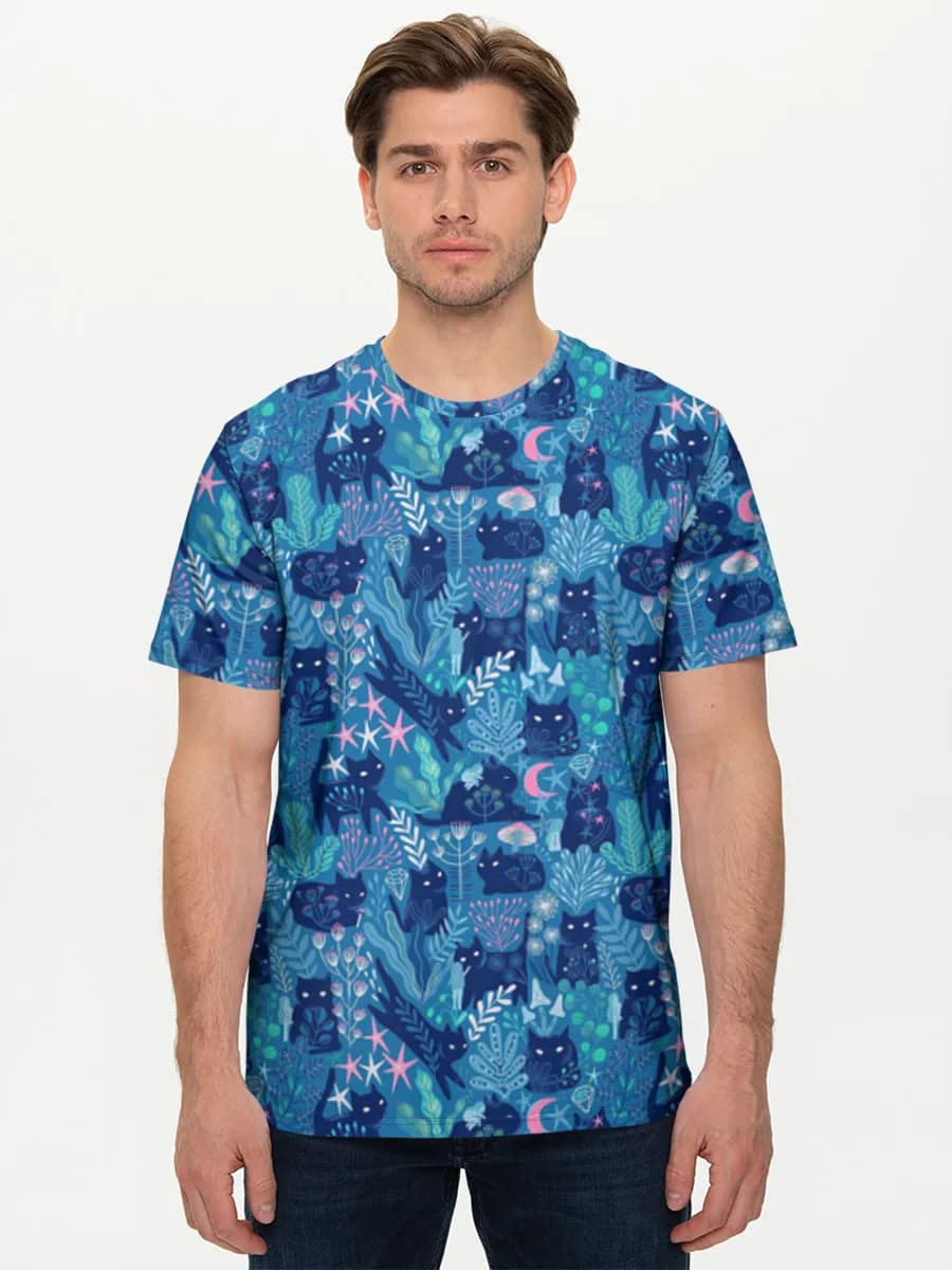Men's basic cotton T-shirt