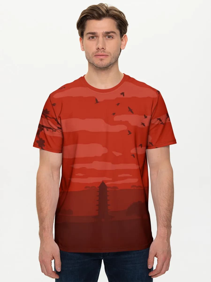 Men's basic cotton T-shirt