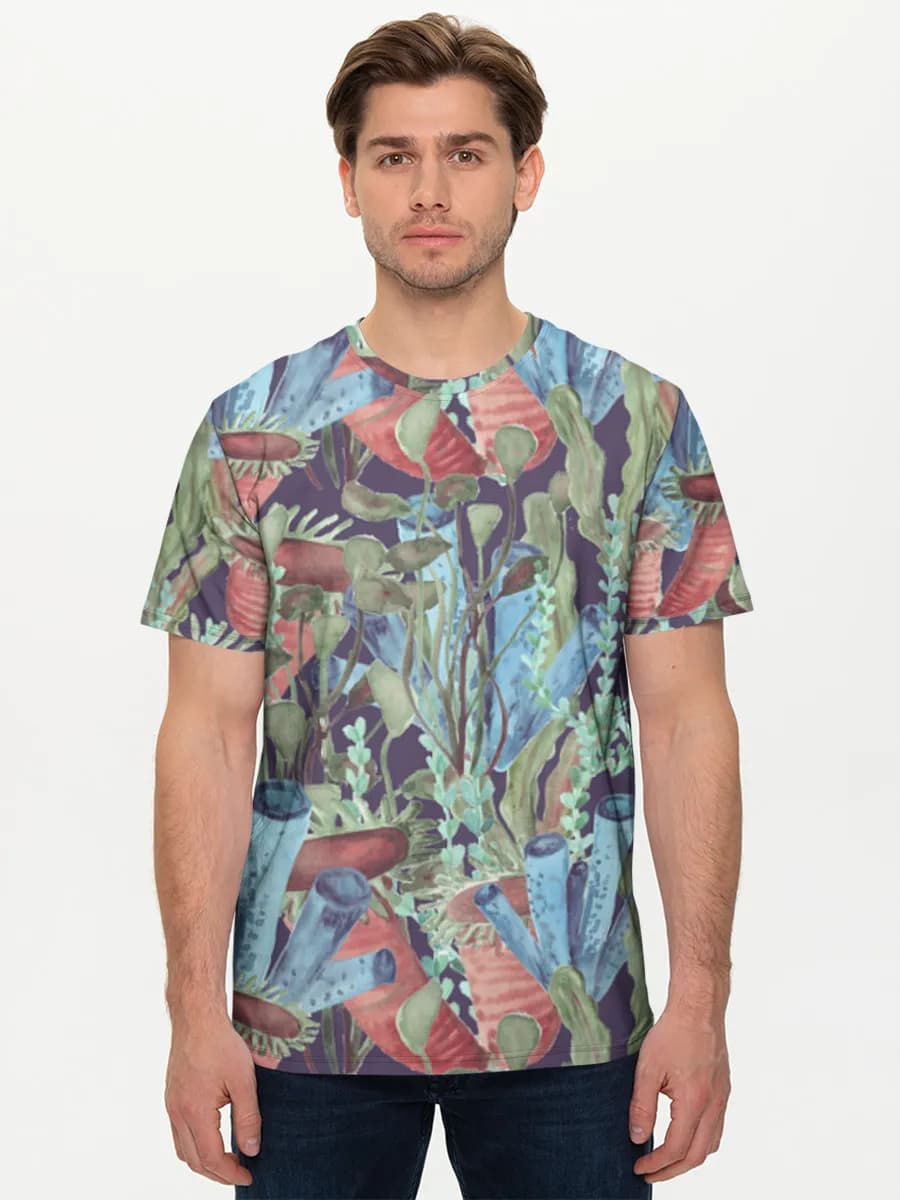 Men's basic cotton T-shirt