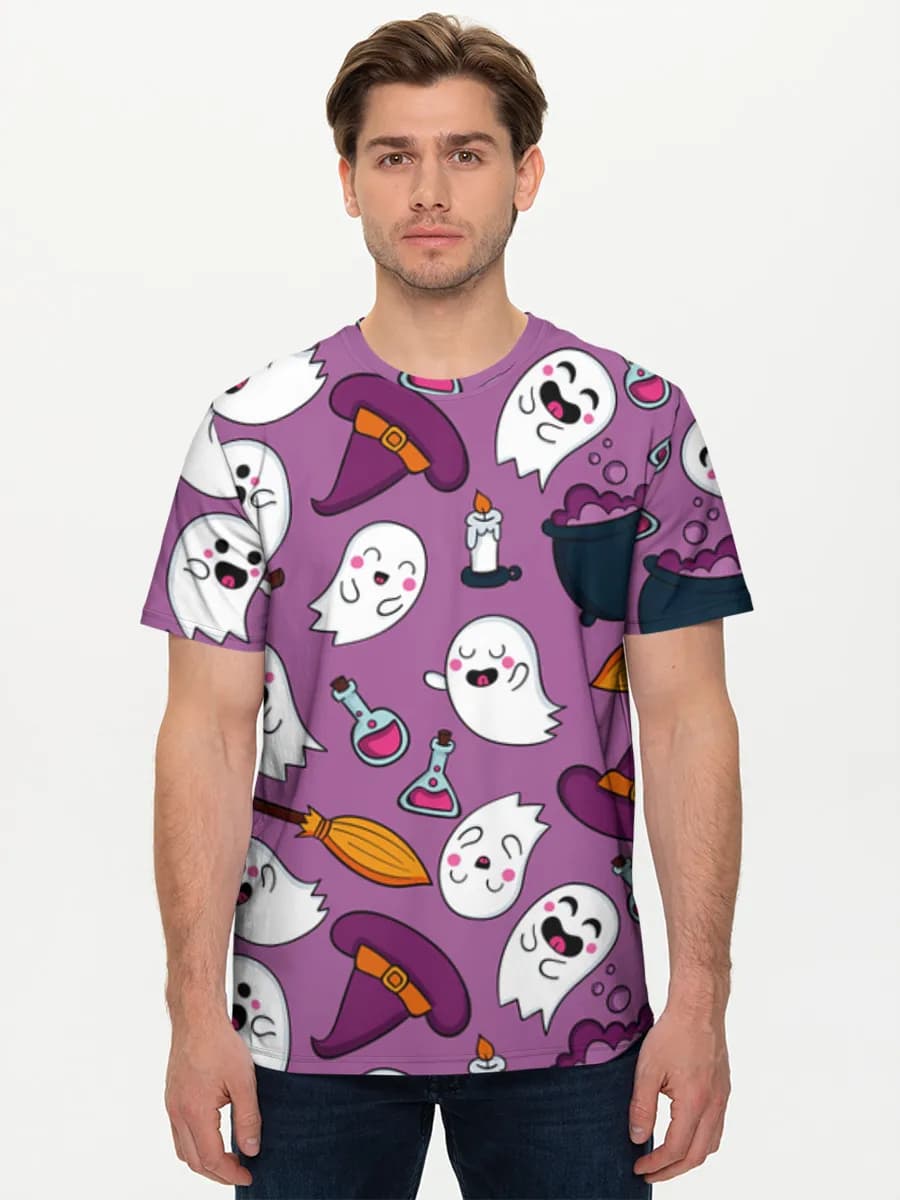 Men's basic cotton T-shirt