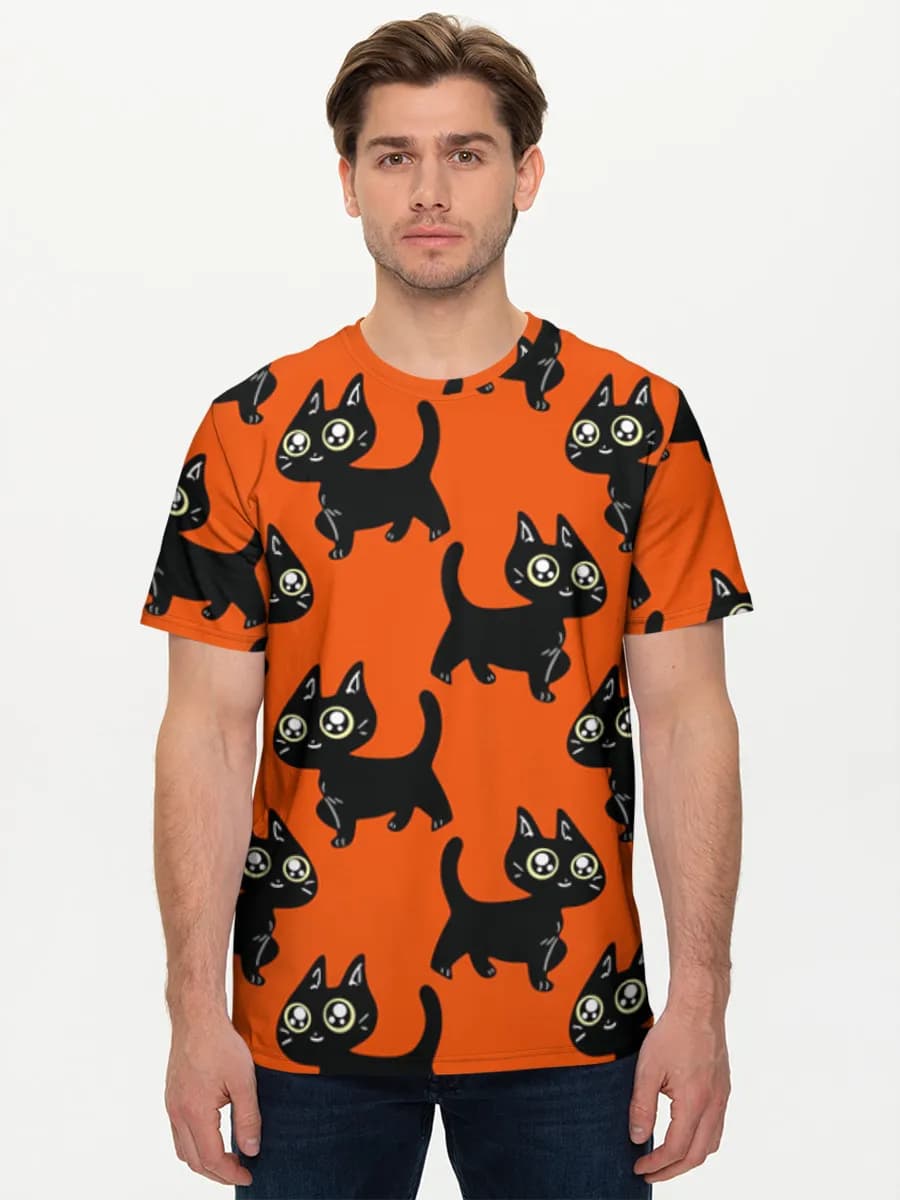 Men's basic cotton T-shirt