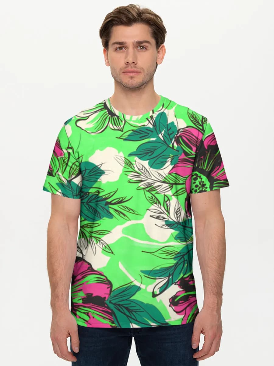 Men's basic cotton T-shirt