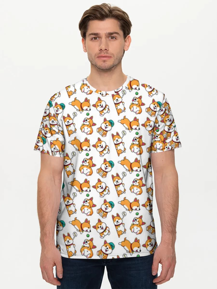 Men's basic cotton T-shirt
