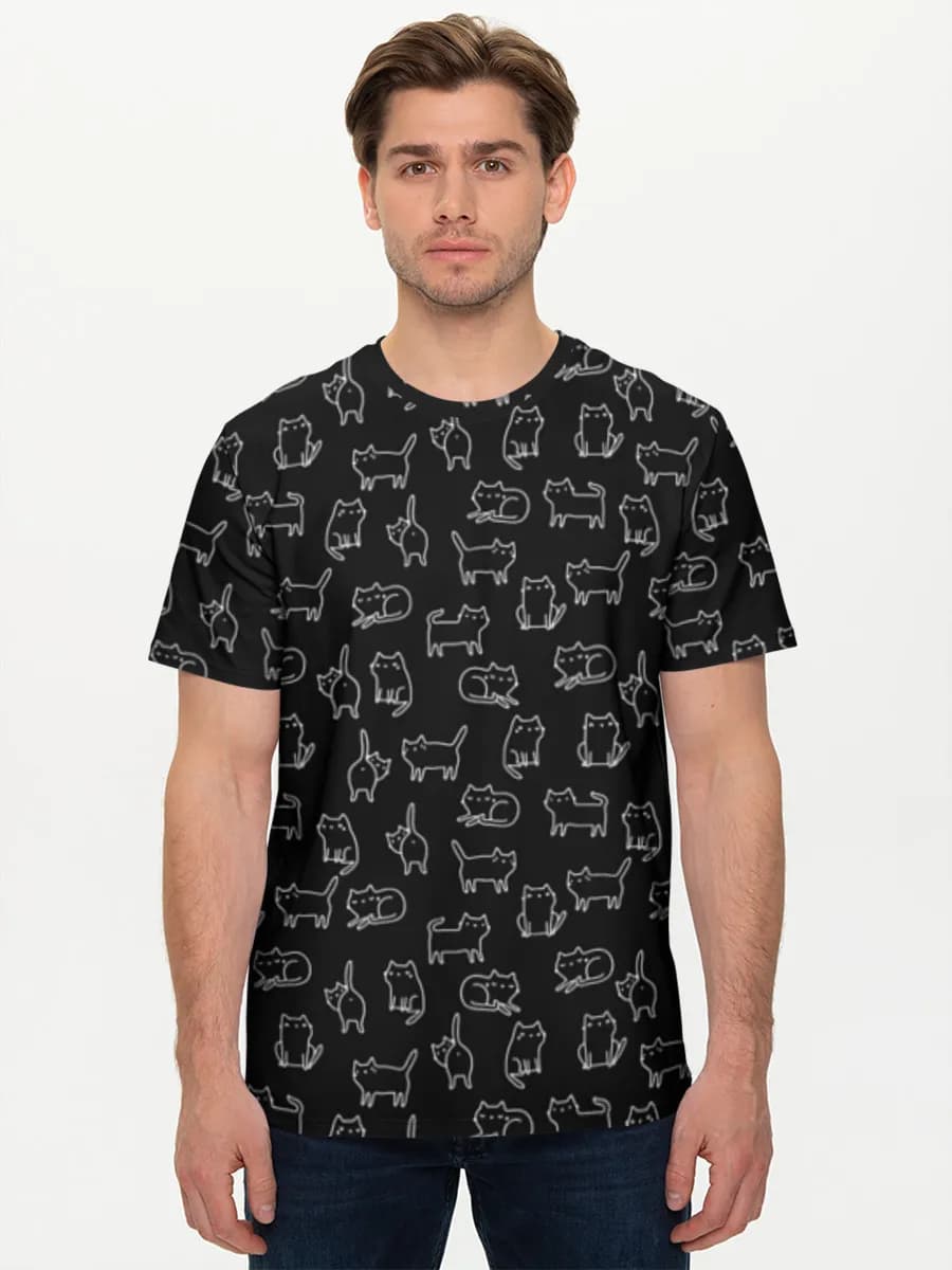 Men's basic cotton T-shirt