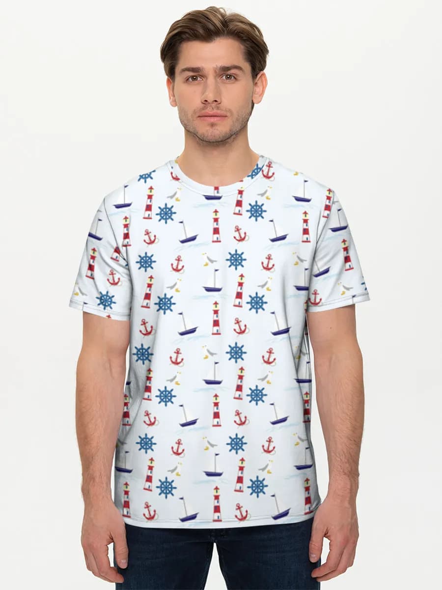 Men's basic cotton T-shirt