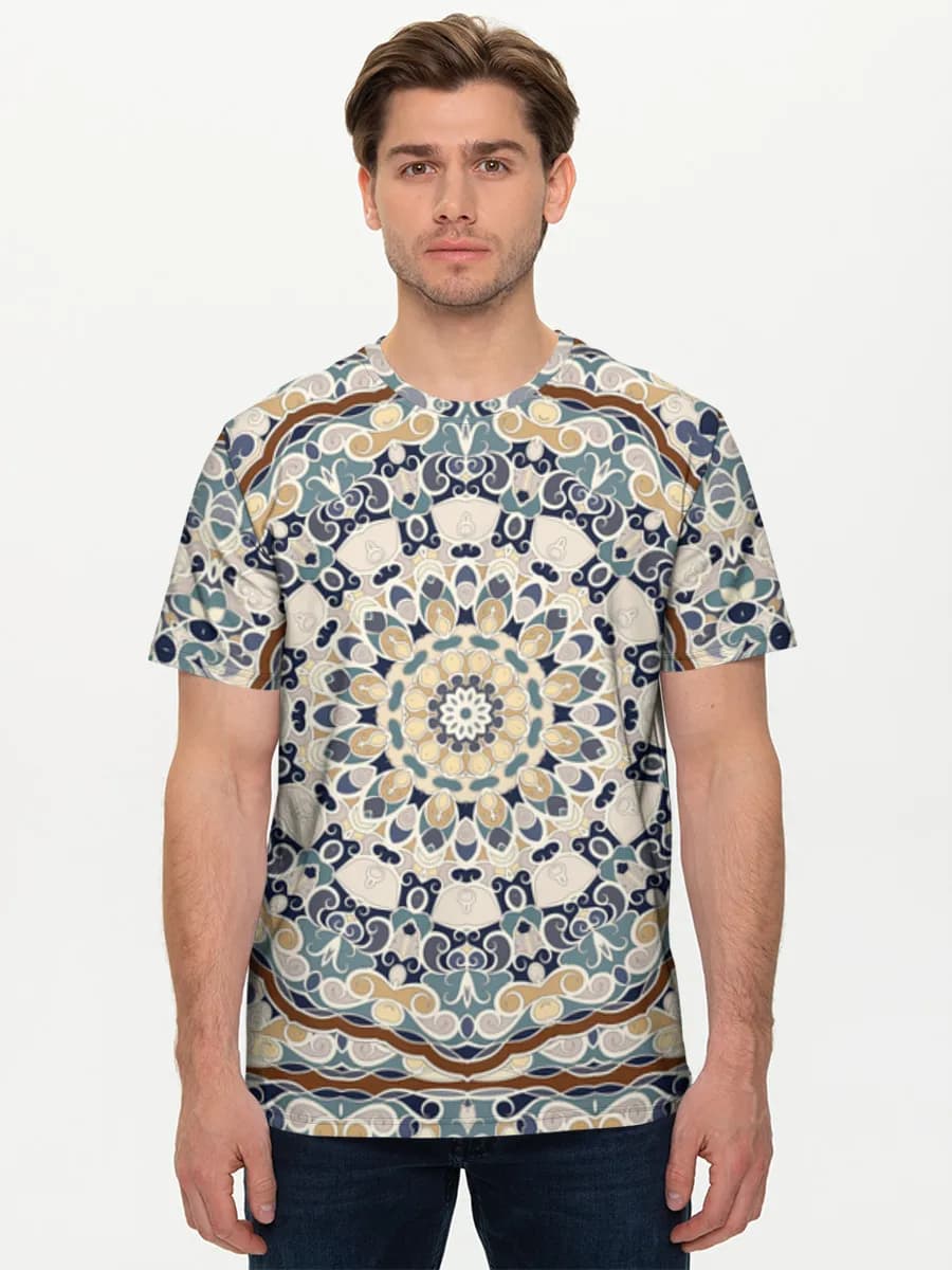 Men's basic cotton T-shirt