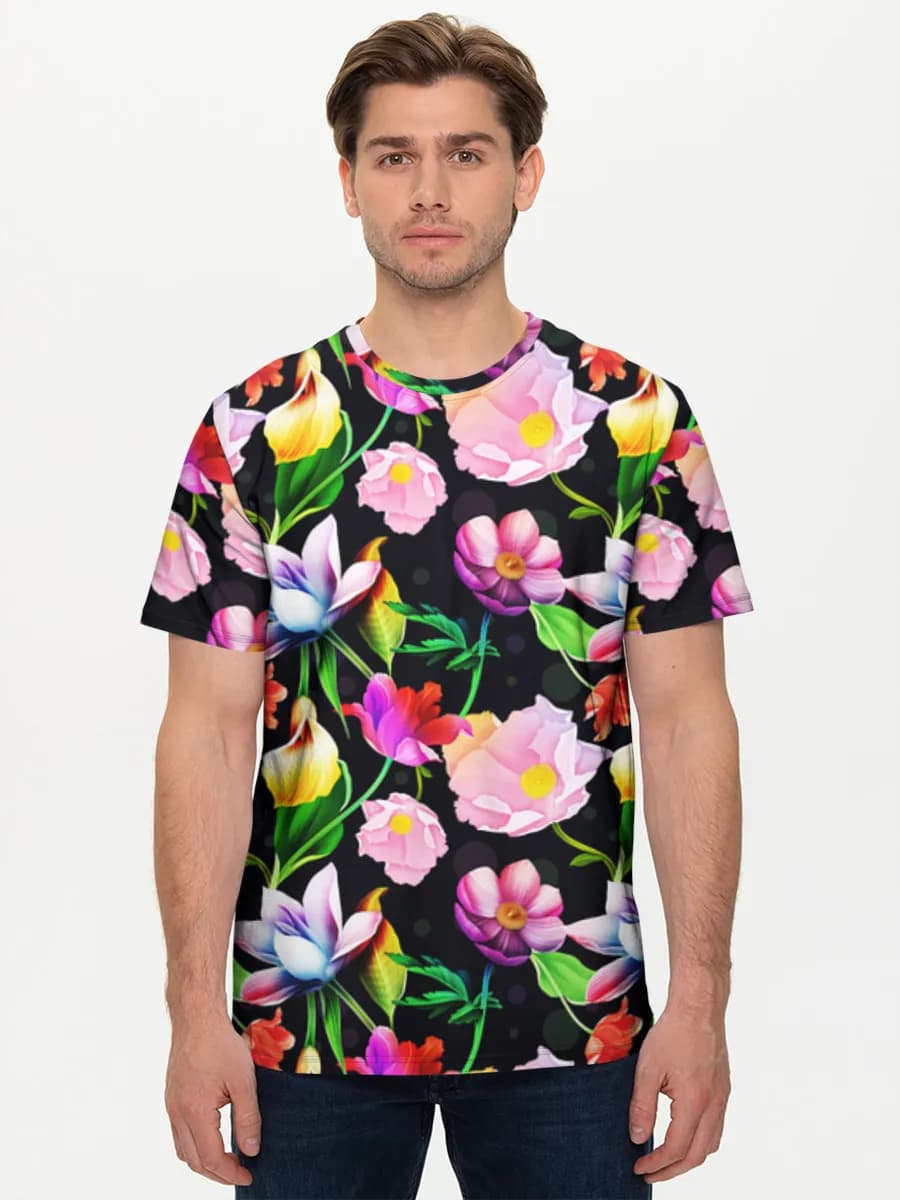 Men's basic cotton T-shirt