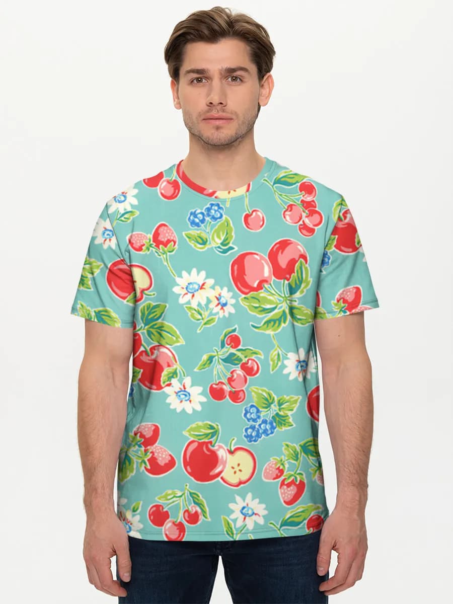 Men's basic cotton T-shirt