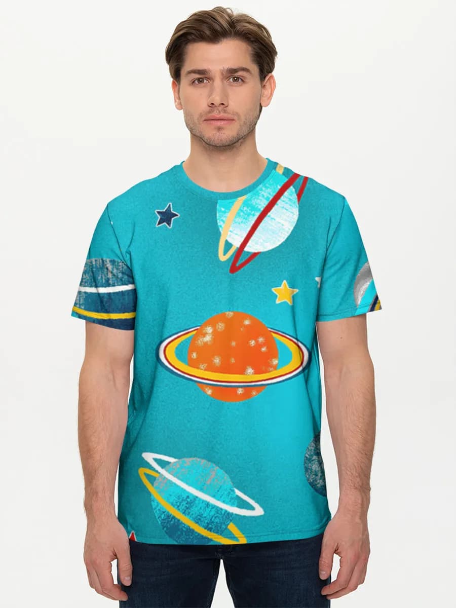 Men's basic cotton T-shirt