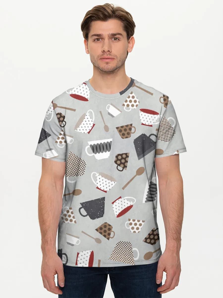 Men's basic cotton T-shirt