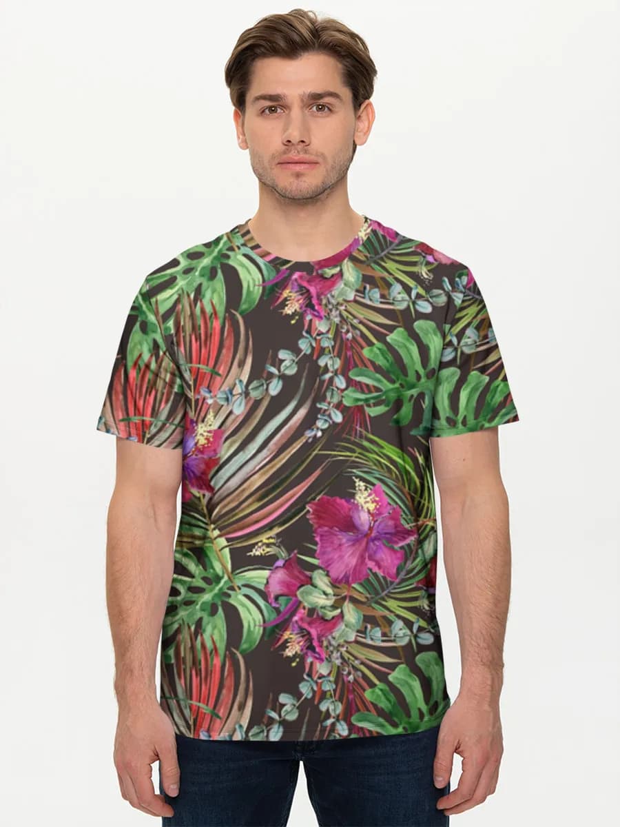 Men's basic cotton T-shirt