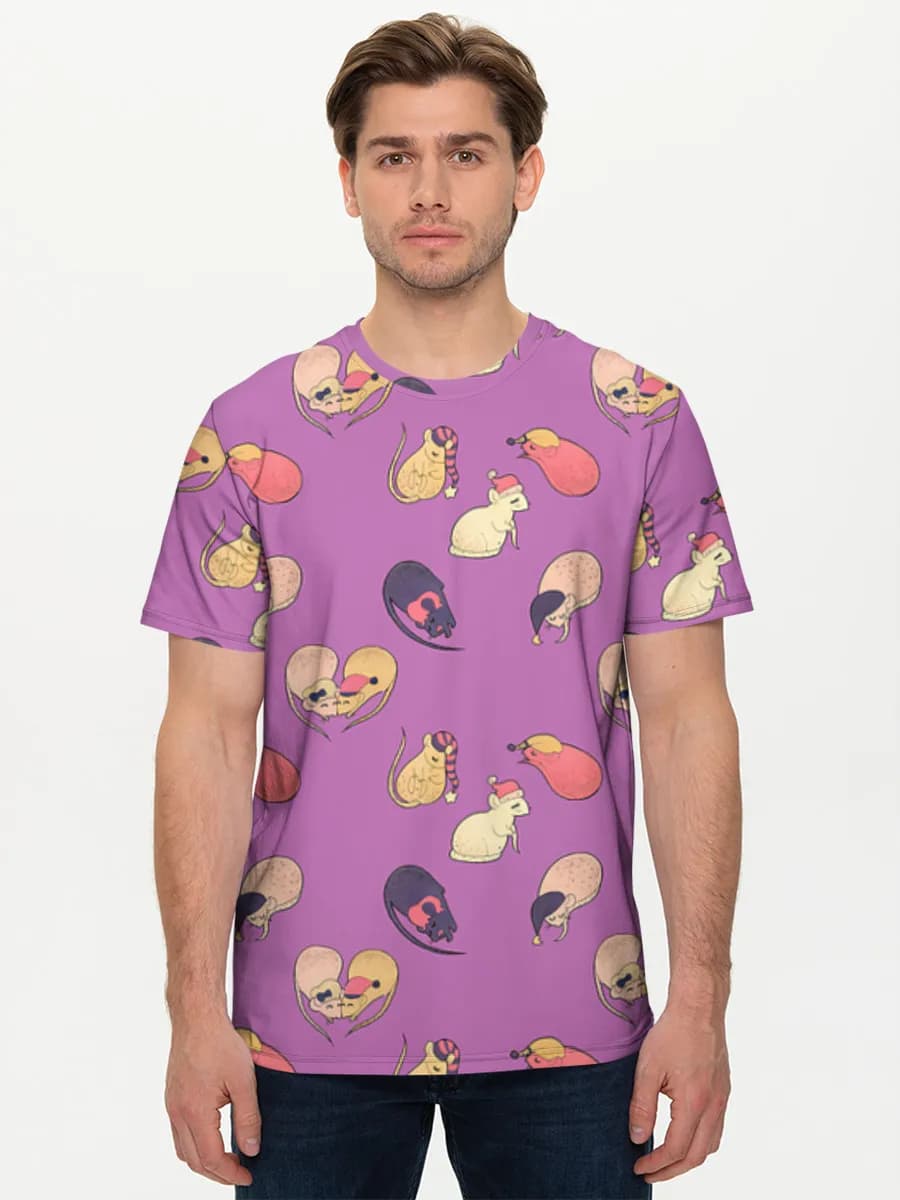 Men's basic cotton T-shirt
