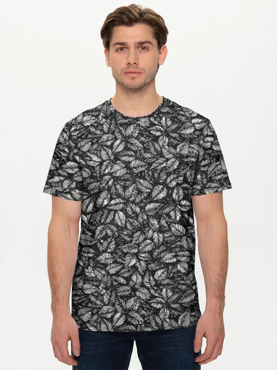 Men's basic cotton T-shirt