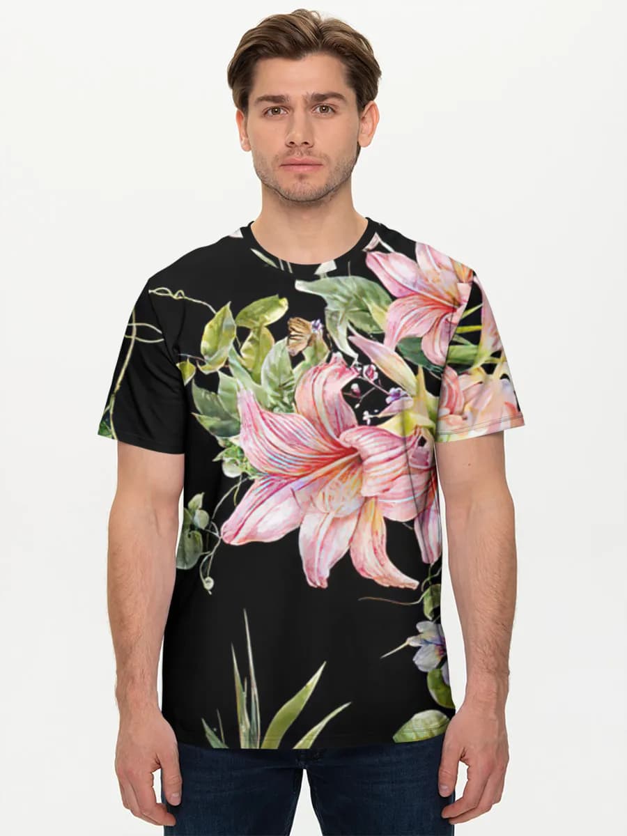 Men's basic cotton T-shirt