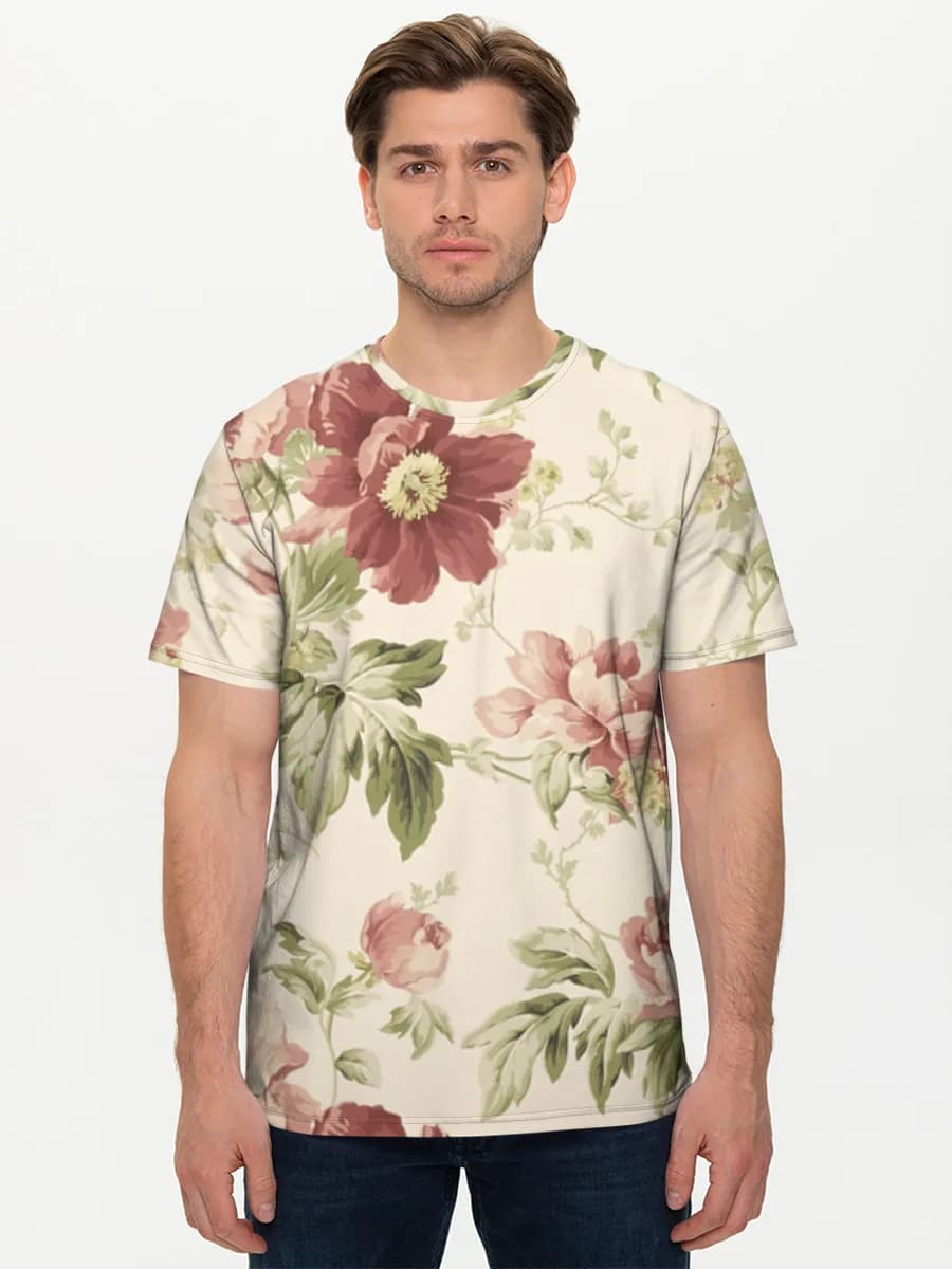 Men's basic cotton T-shirt