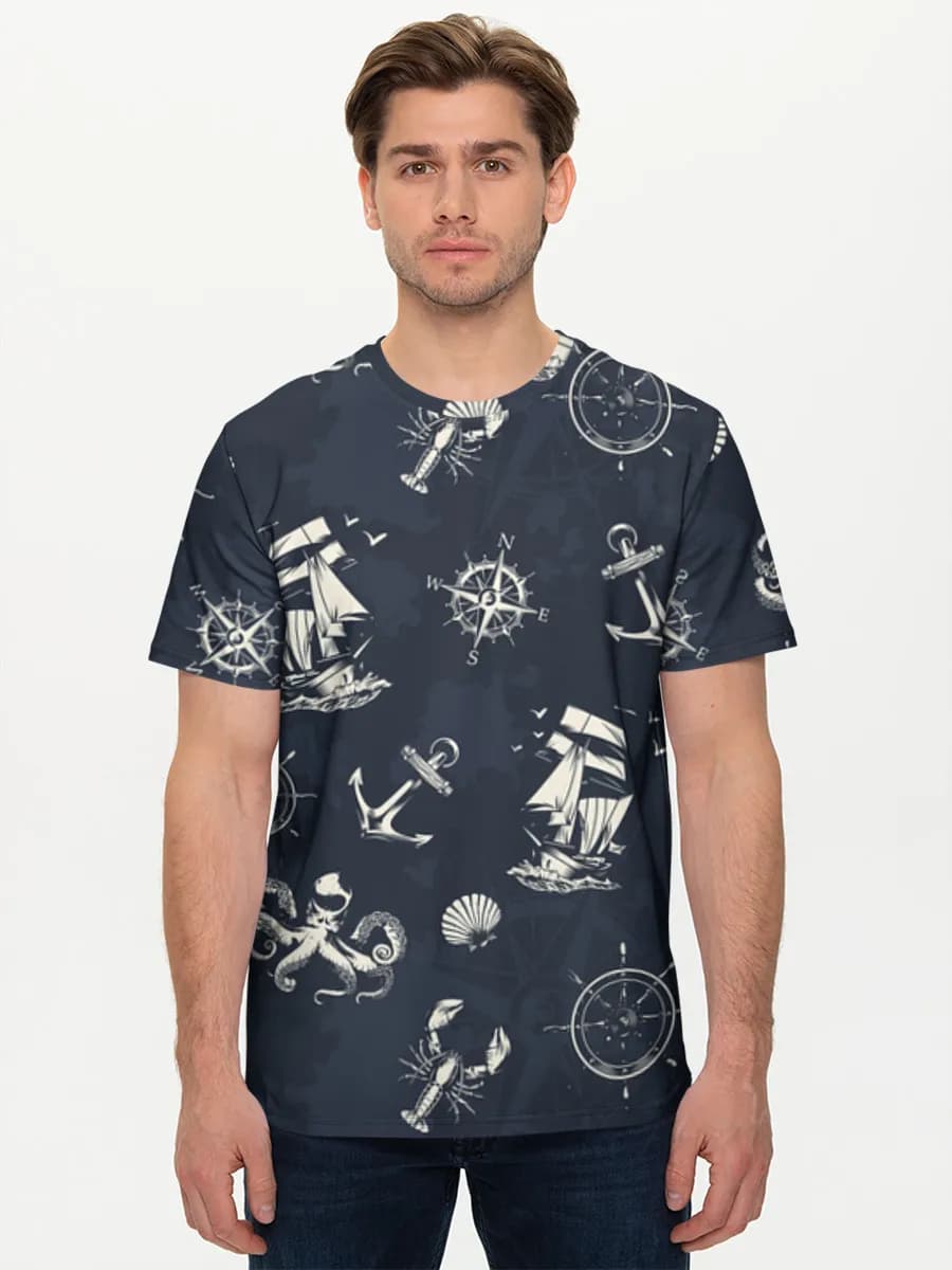 Men's basic cotton T-shirt