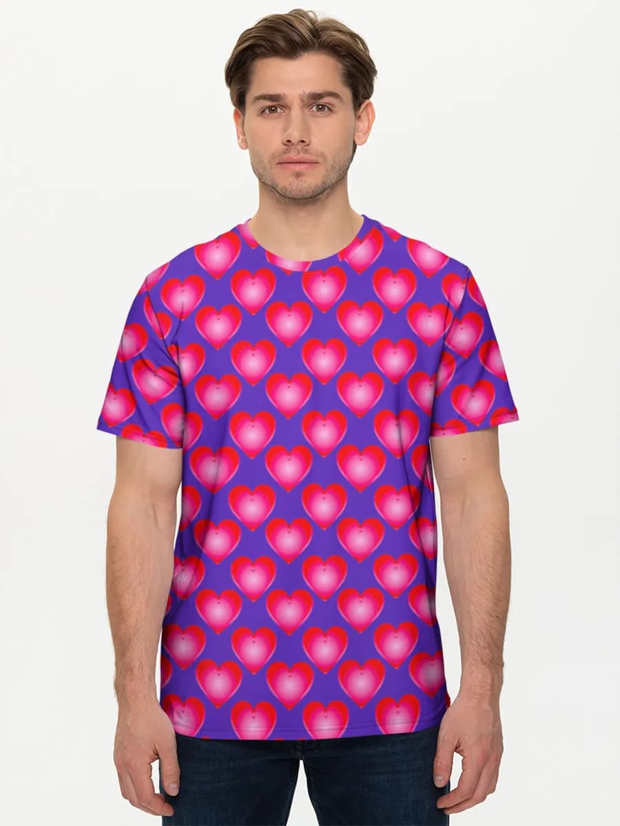 Men's basic cotton T-shirt