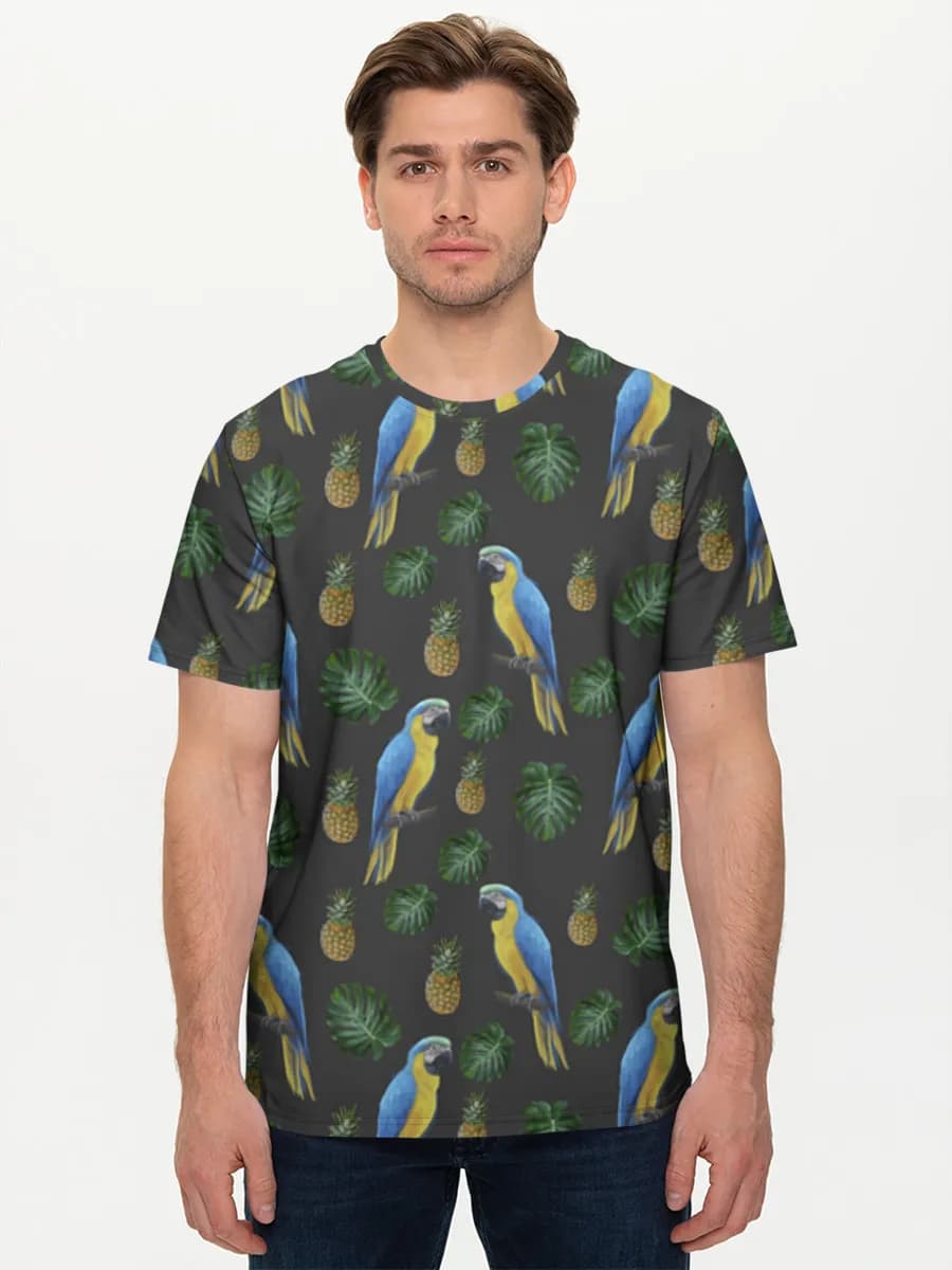 Men's basic cotton T-shirt