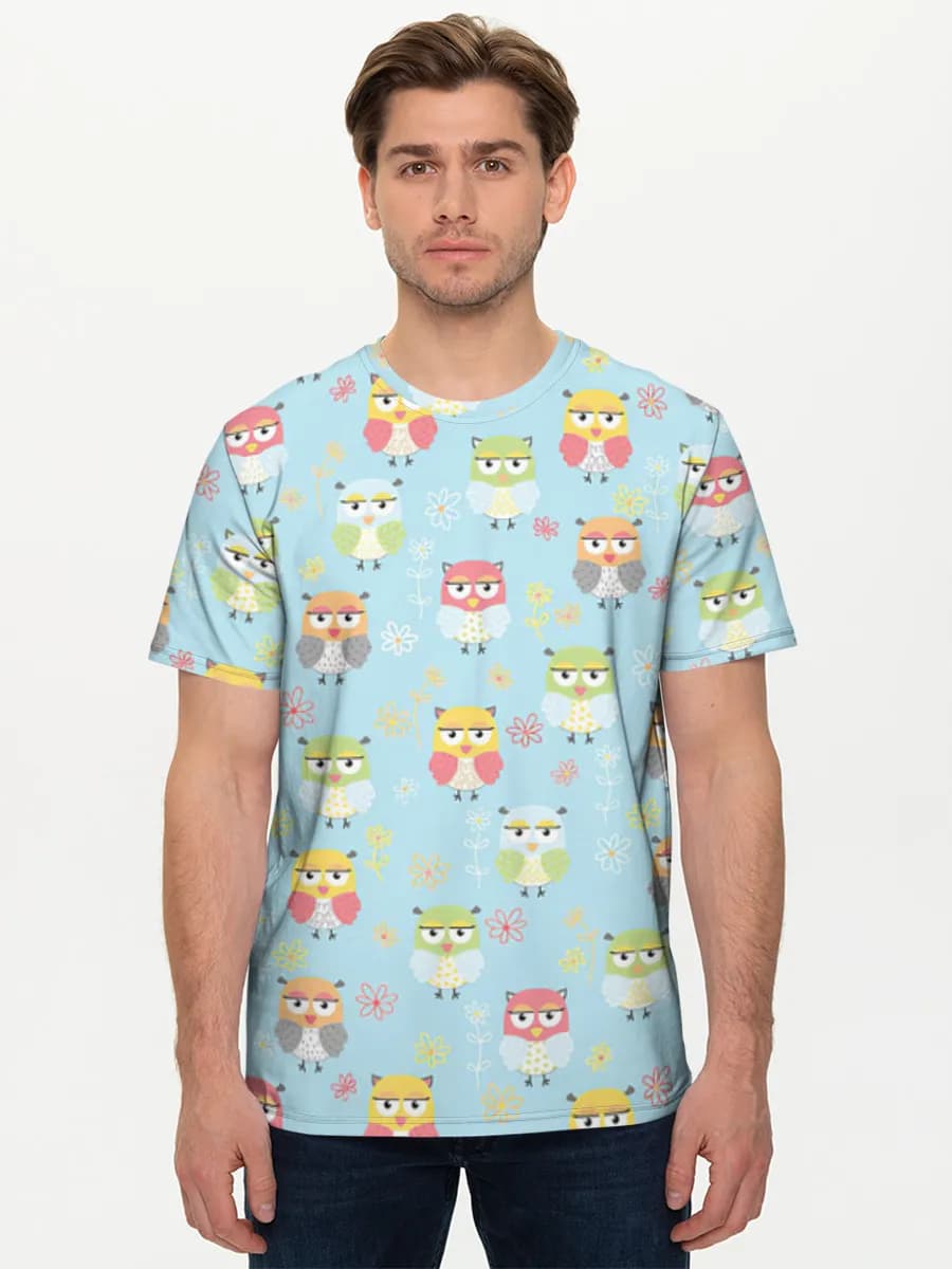 Men's basic cotton T-shirt