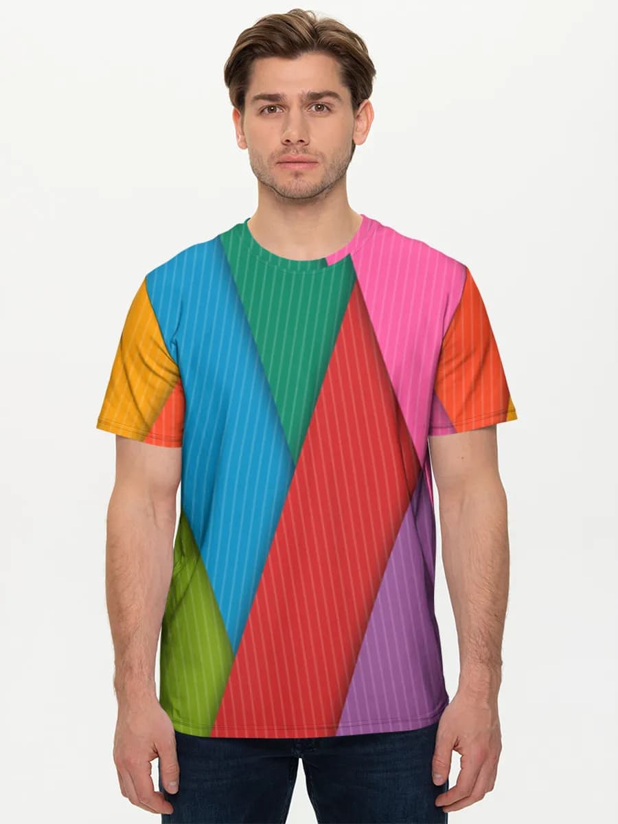 Men's basic cotton T-shirt
