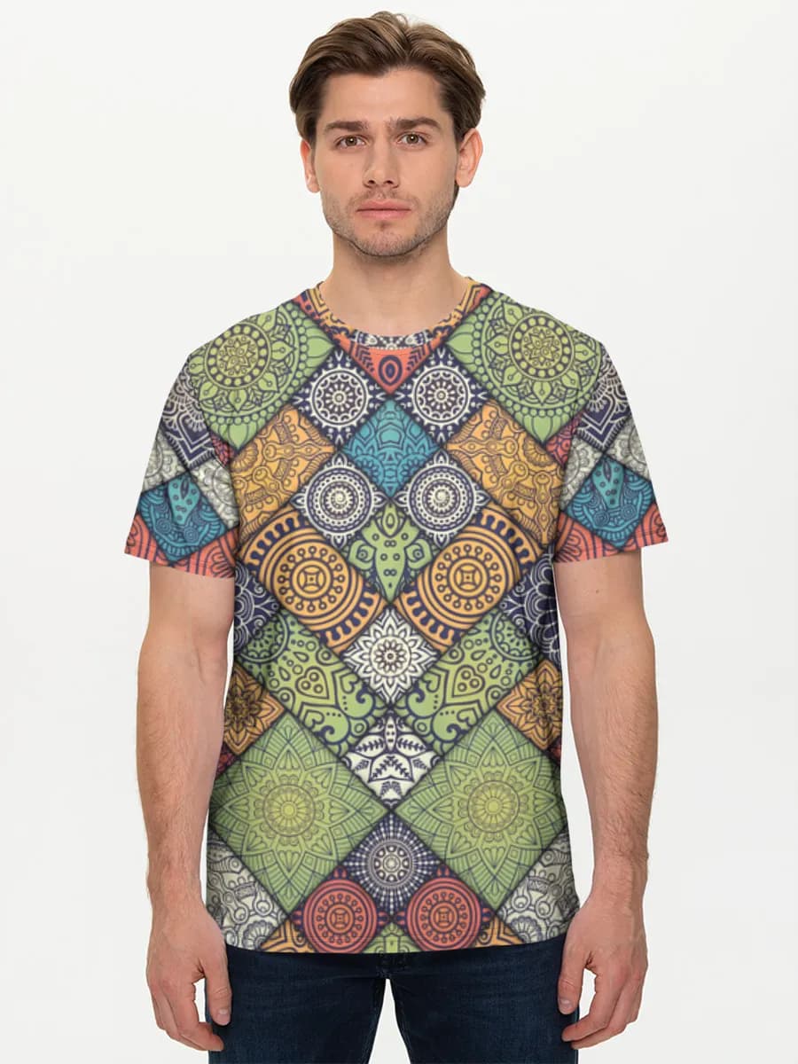 Men's basic cotton T-shirt