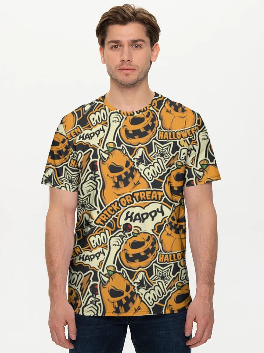 Men's basic cotton T-shirt