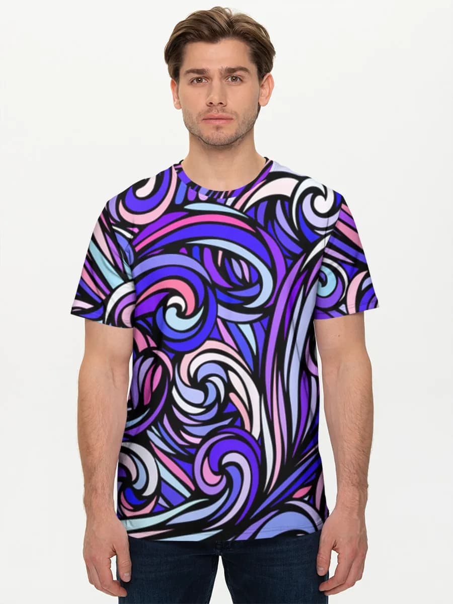 Men's basic cotton T-shirt