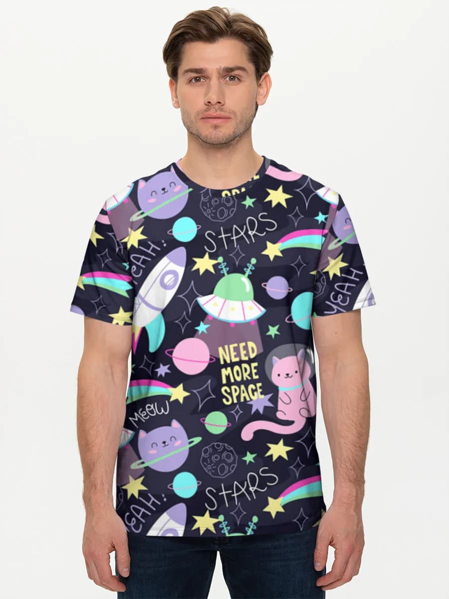 Men's basic cotton T-shirt
