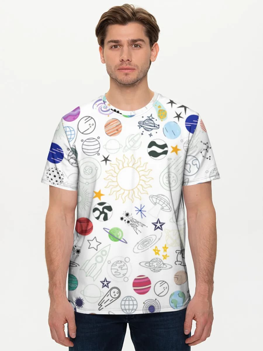 Men's basic cotton T-shirt