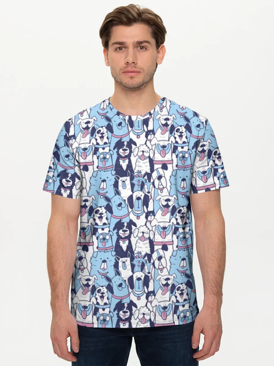 Men's basic cotton T-shirt