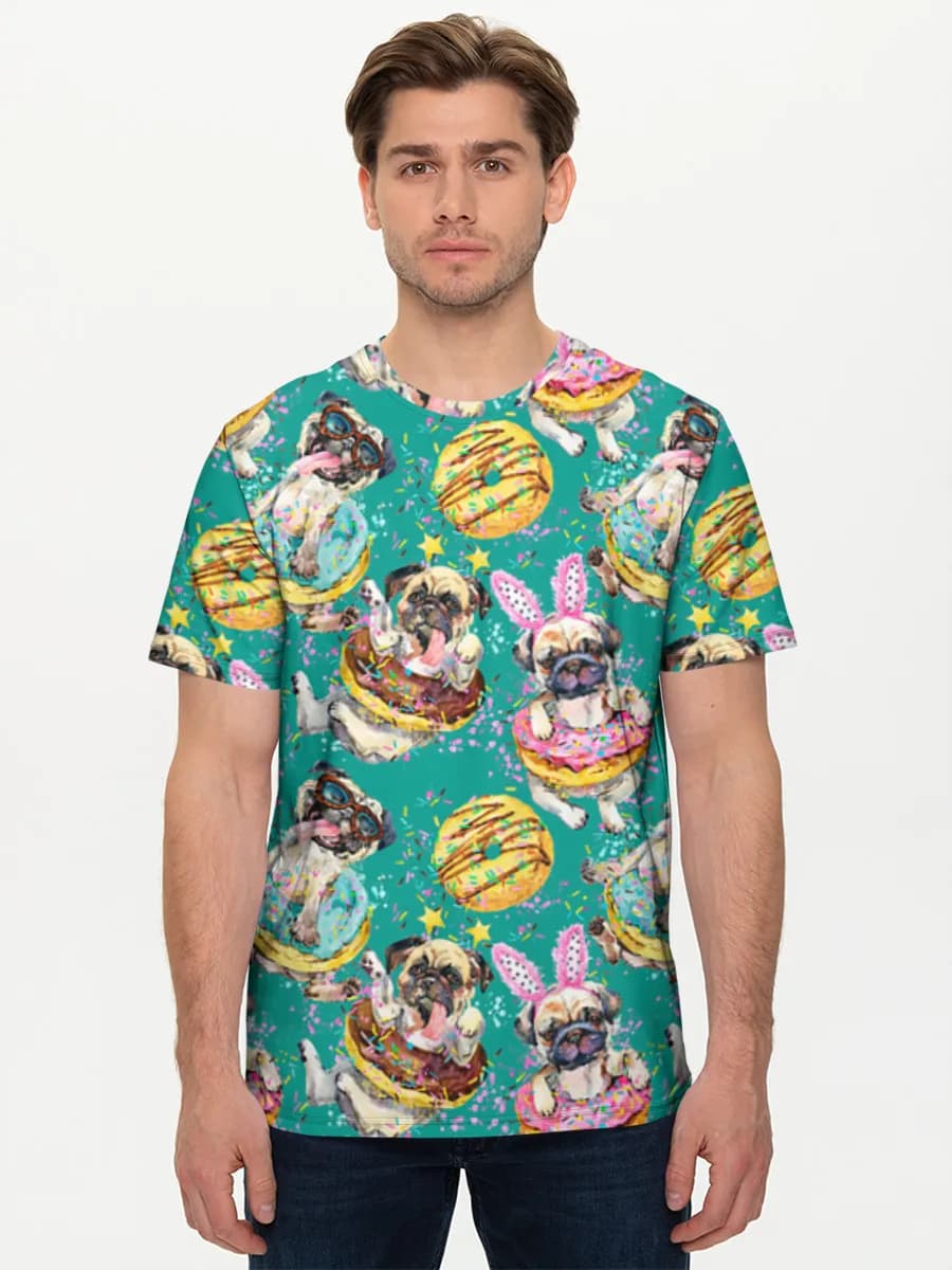 Men's basic cotton T-shirt