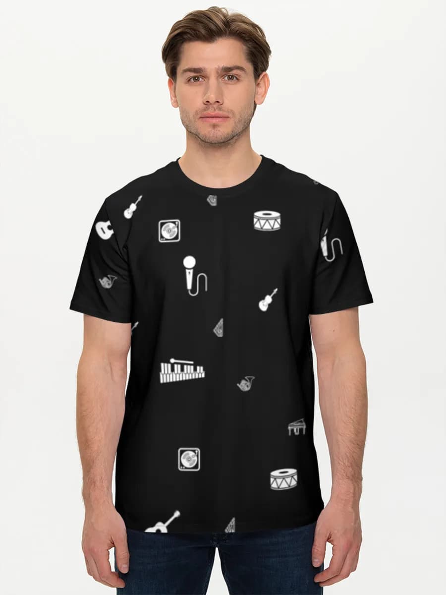 Men's basic cotton T-shirt