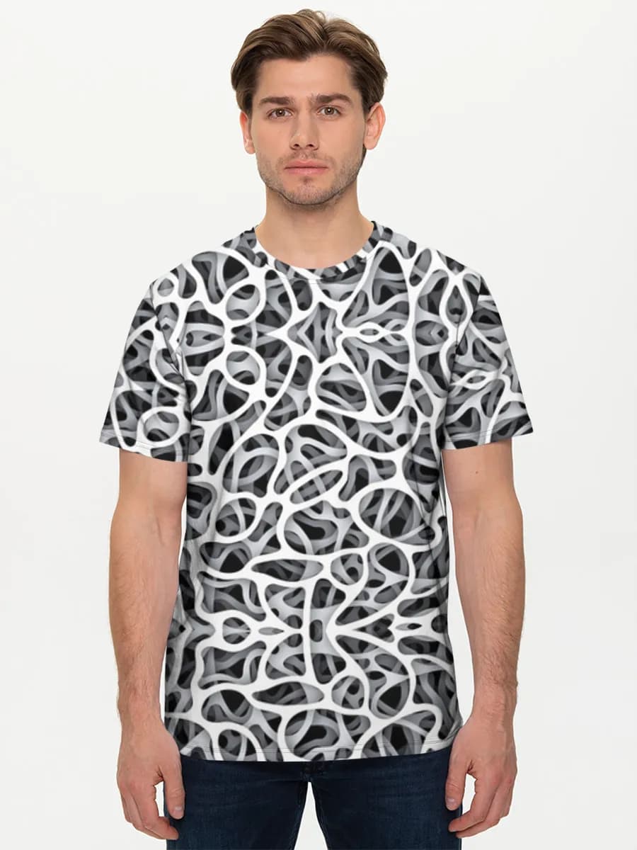 Men's basic cotton T-shirt