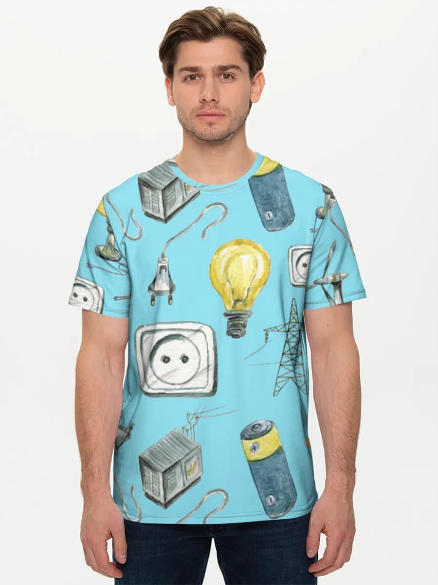 Men's basic cotton T-shirt