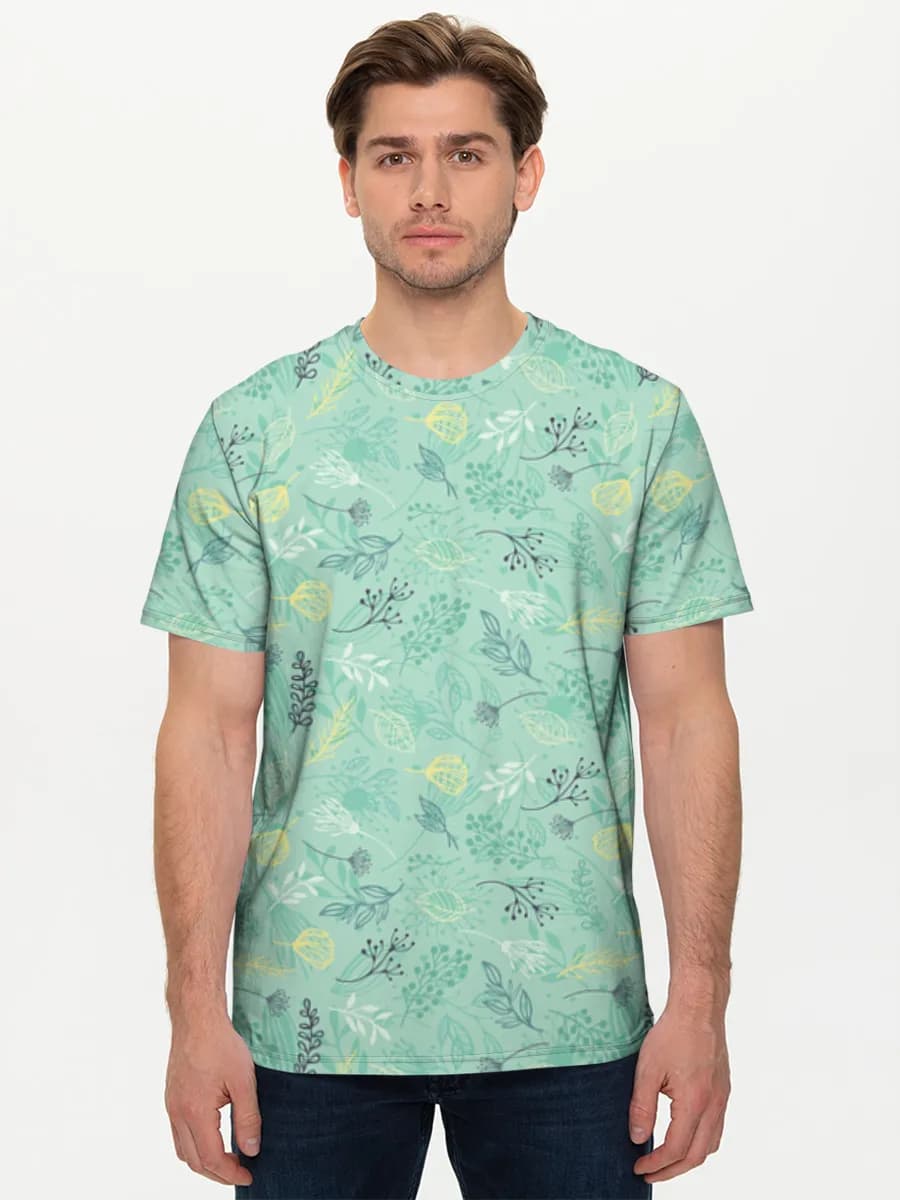 Men's basic cotton T-shirt